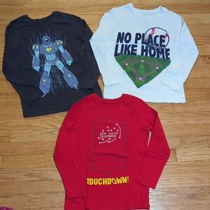 Carter's Size 8 Long Sleeve Tees